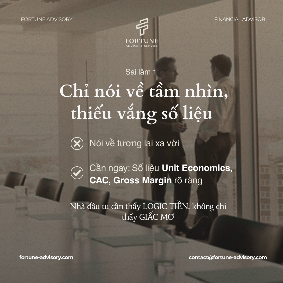 Sai lầm khi gọi vốn P1